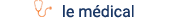 3dfm logo médical bleu orange